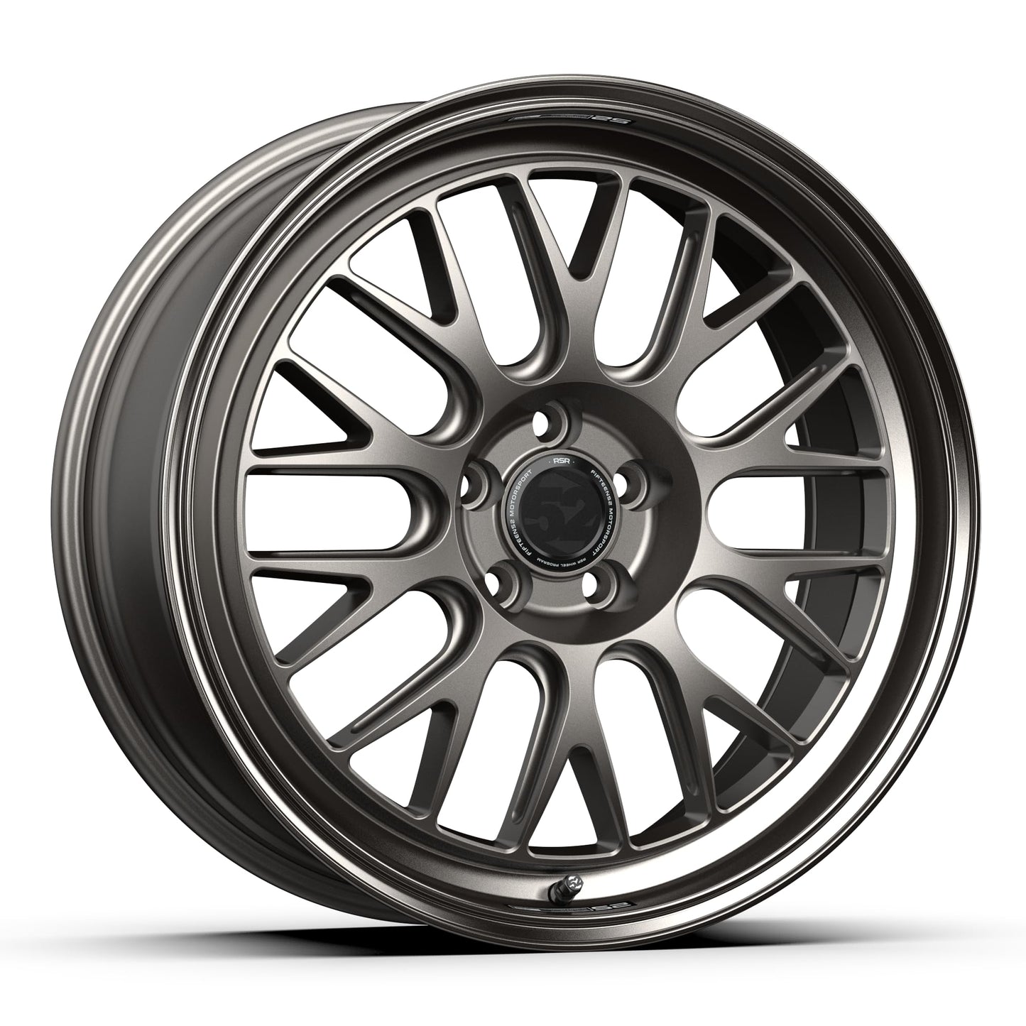 19x8.5 5x108 42mm ET 63.4mm Center Bore Magnesium Grey w/ Gloss Lip by fifteen52