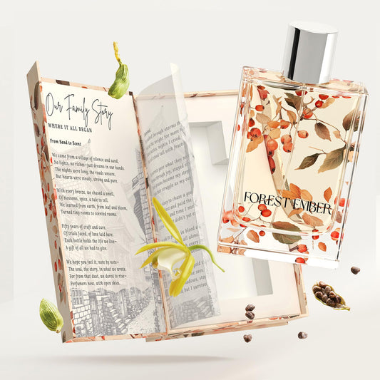 Kumbra With Love Forest Ember Eau de Parfum 100ML - Woody Perfume for Men - Long-Lasting Scent with Tonka Bean, Vanilla, Cardamom & Sandalwood Beauty & Personal Care Kumbra With Love