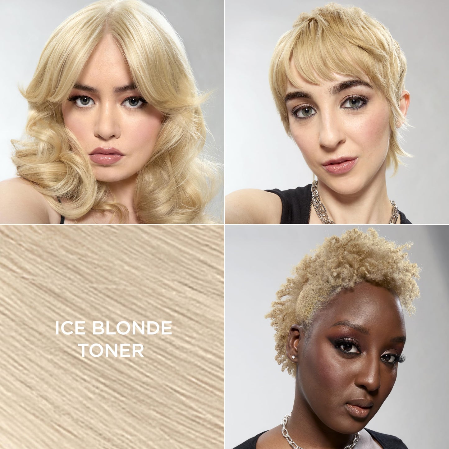 L’Oreal Paris Feria Long-Lasting Anti Brass Power Hair Toner, Ammonia Free Demi Permanent Hair Color, Ice Blonde Hair Toner, 1 Application Beauty and Personal Care L'Oreal Paris