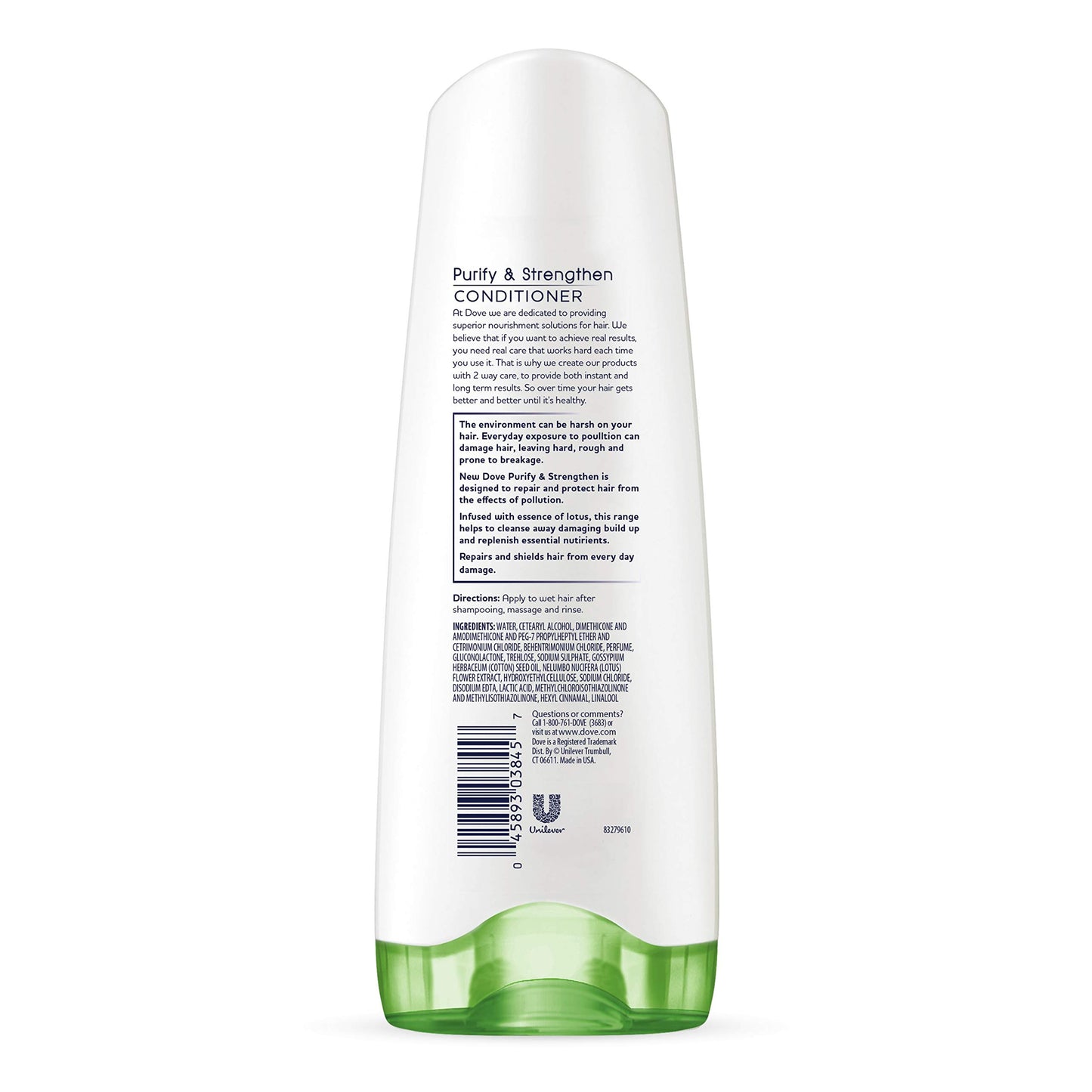 Dove Hair Nutritive Solutions Purify & Strengthen Conditioner 12 oz