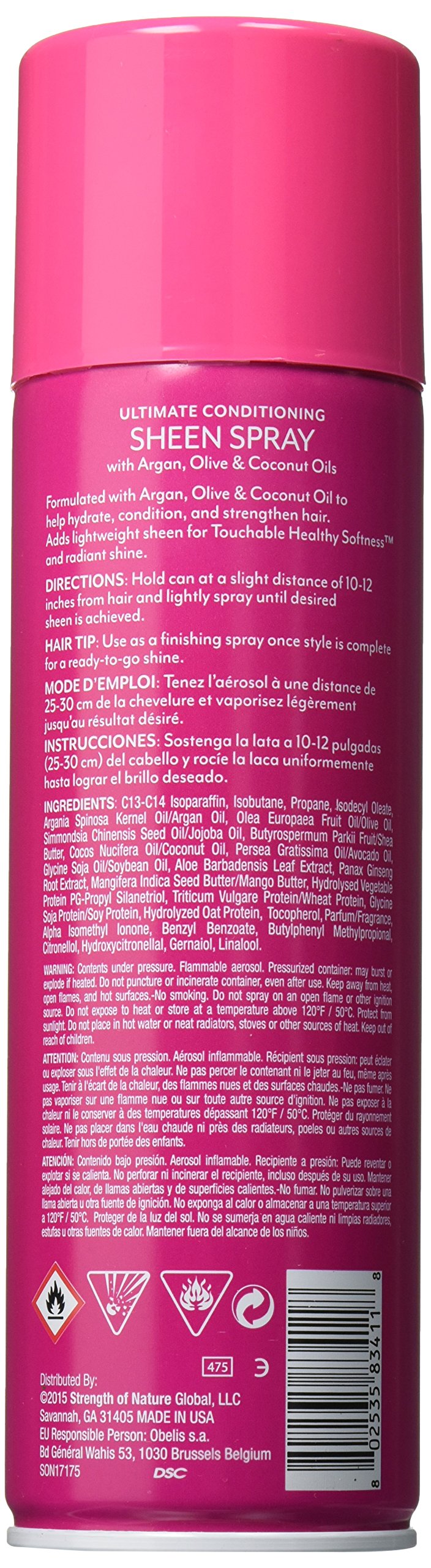 Soft and Beautiful Ultimate Conditioner Sheen Spray, 11 Ounce