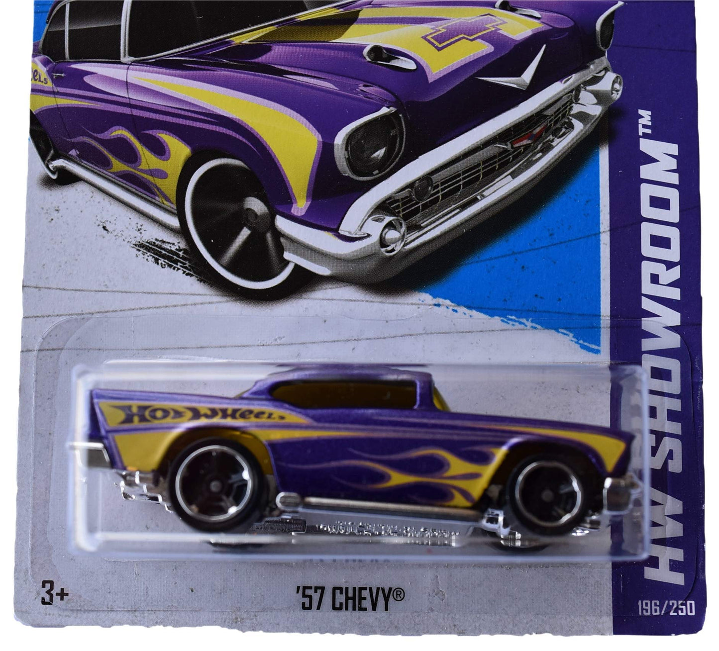 Hot Wheels Showroom '57 Chevy 196/250, Purple