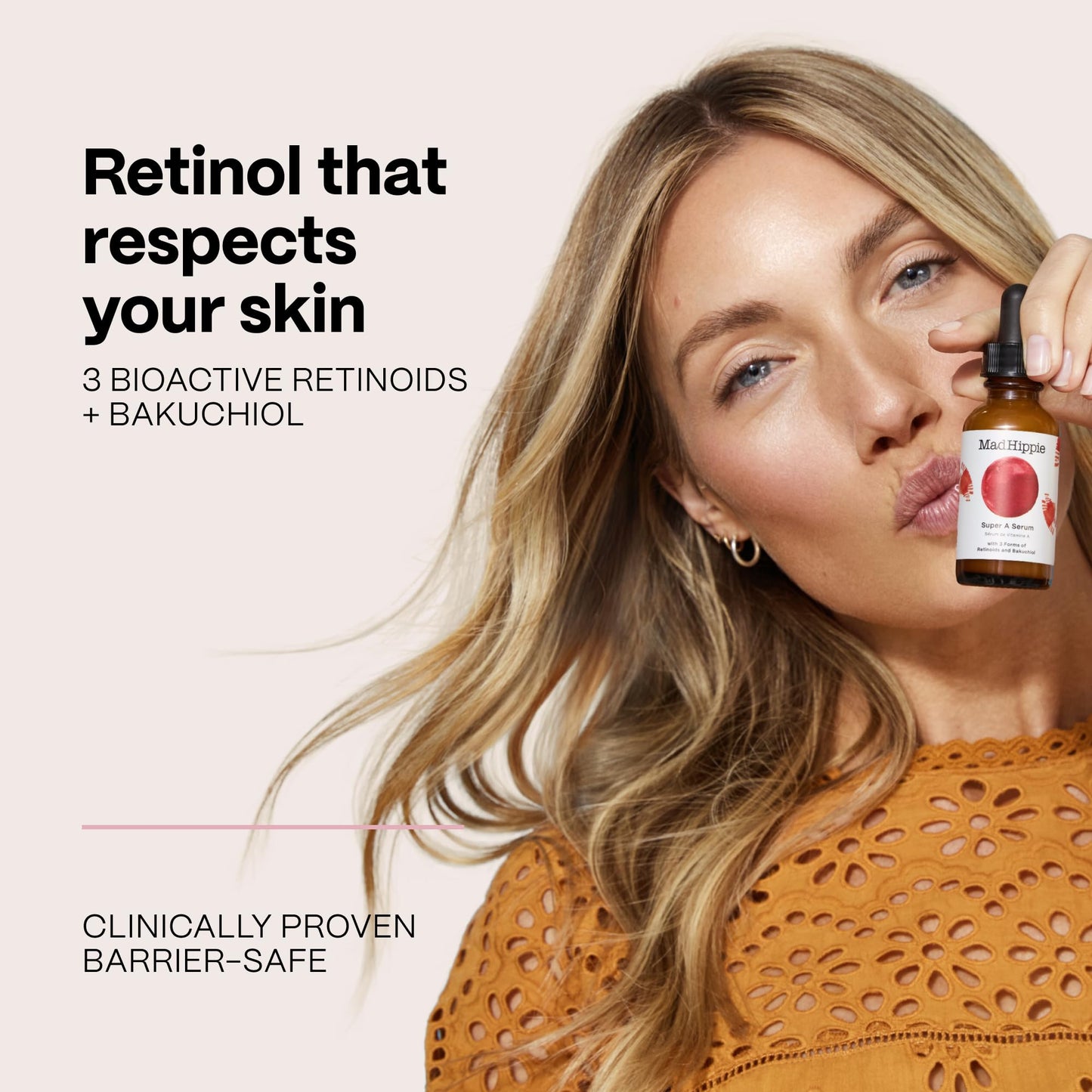 Mad Hippie Super A Retinol Serum for Face - Potent Skin Repair & Anti-Aging Serum with 3 Retinoids, Bakuchiol + Hydrating Hyaluronic Acid, 1.02 Oz Beauty & Personal Care Mad Hippie
