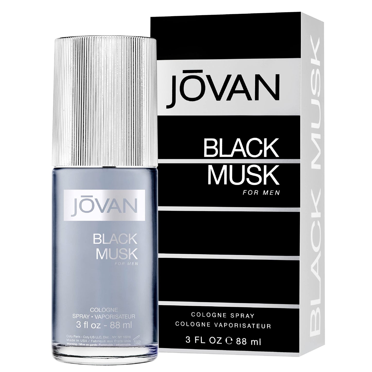 Jovan Black Musk by Jovan for Men - 3 Ounce Cologne Spray