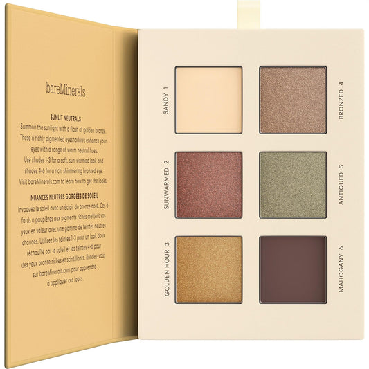 bareMinerals Mineralist Eyeshadow Palette, Sunlit, Vegan, Cruelty-Free & Dermatologist-Tested