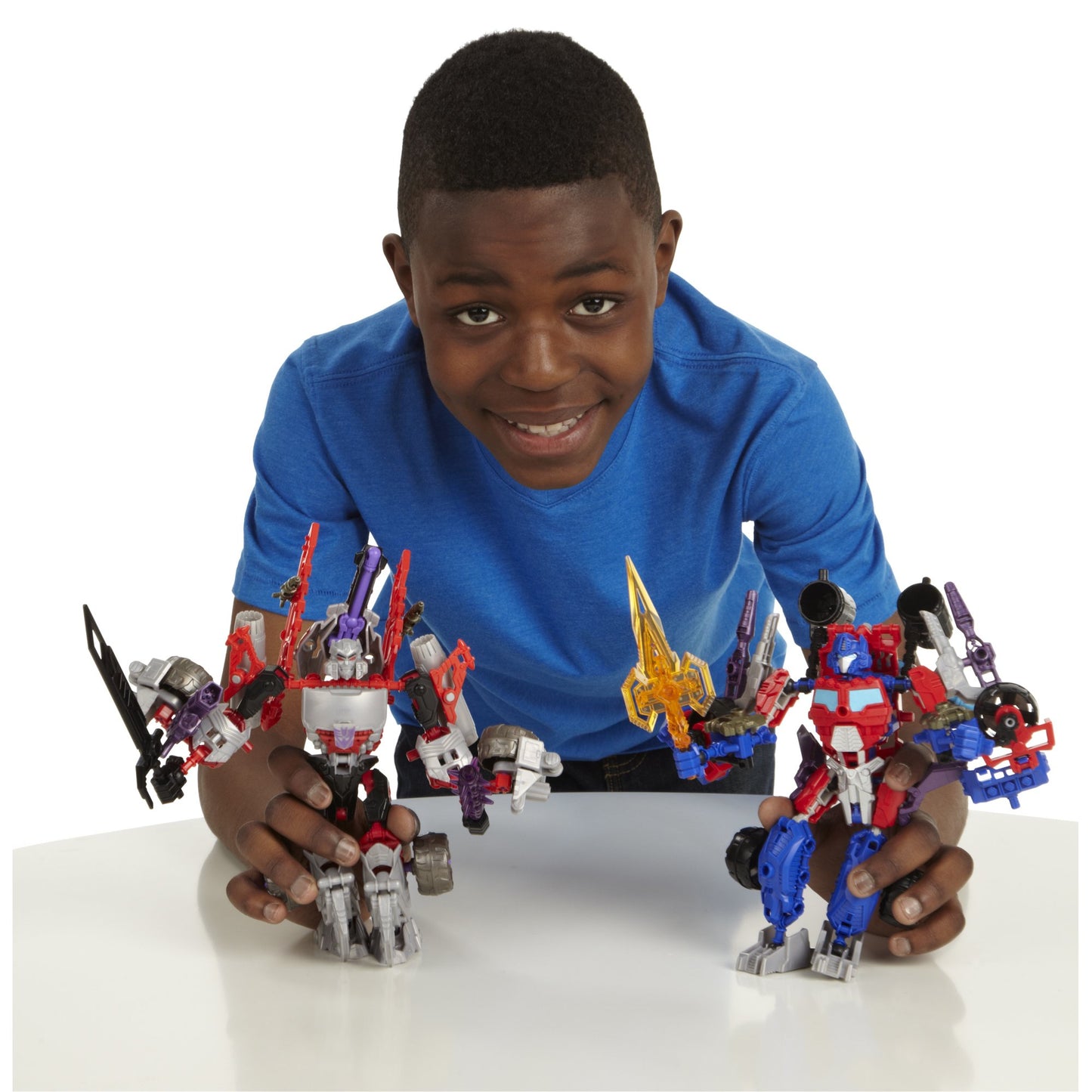 Transformers Construct-A-Bots Optimus Prime Vs. Megatron Construction Set