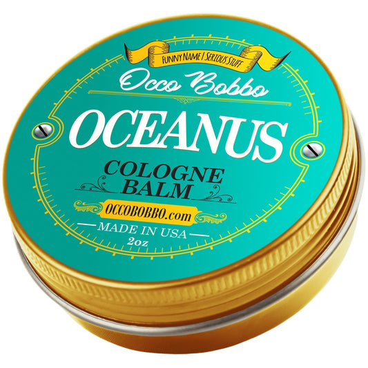 Handy Hound Occo Bobbo - Oceanus Solid Cologne Men - Made In the USA - A Clean Masculine Scent - All Natural Ingredients - 2 oz