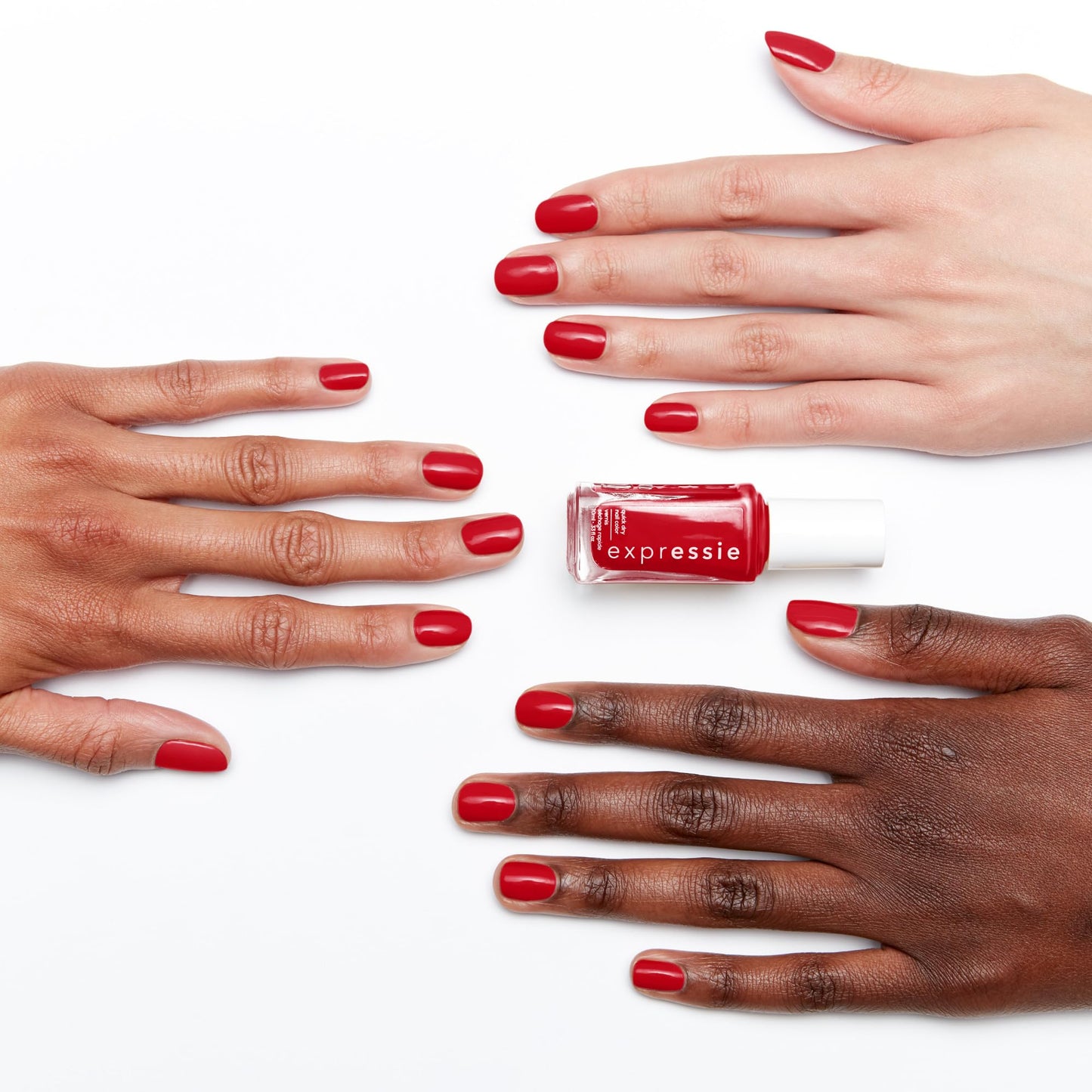 essie expressie Quick-Dry Vegan Nail Polish, Seize The Minute, Blue Toned Red, 0.33 Ounce Beauty & Personal Care essie
