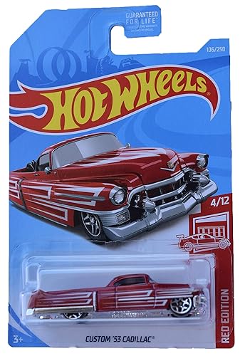 Hot Wheels Custom '53 Cadillac 6/250, Red Edition Series 4/12
