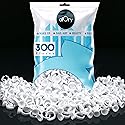 300PCS AliOry Glue Rings for Eyelash Extensions Disposable Rings for Lashes Lovely Shape Lash Fan Blossom Glue Cups Lash Extension Supplies Supplies