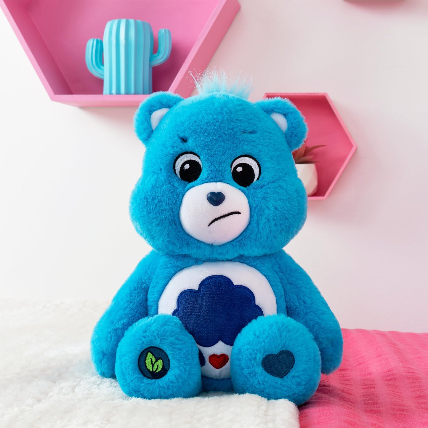 Care Bears 14” Grumpy Bear - Blue Plushie for Ages 4+ - Perfect Stuffed Animal Holiday, Birthday Gift, Super Soft and Cuddly - Good For Girls and…