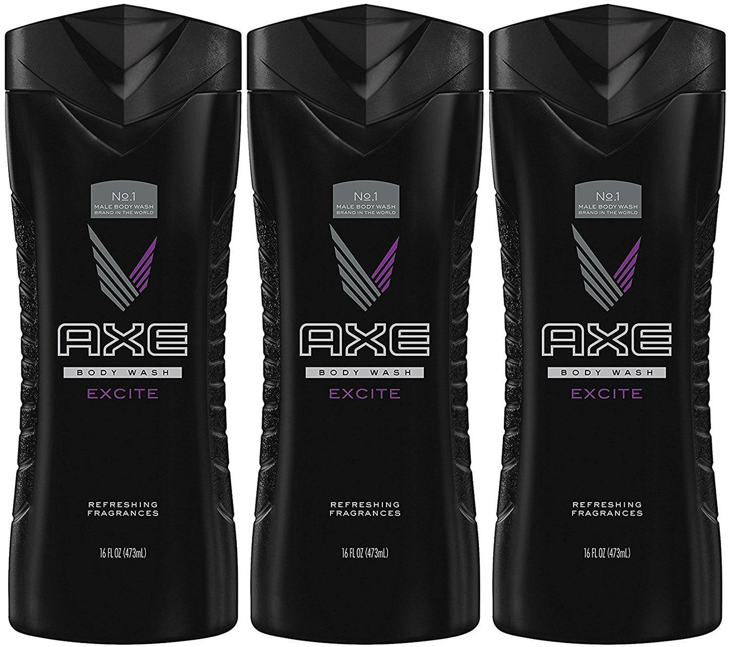 Axe Shower Gel, Excite 16 Ounce (Pack of 3)