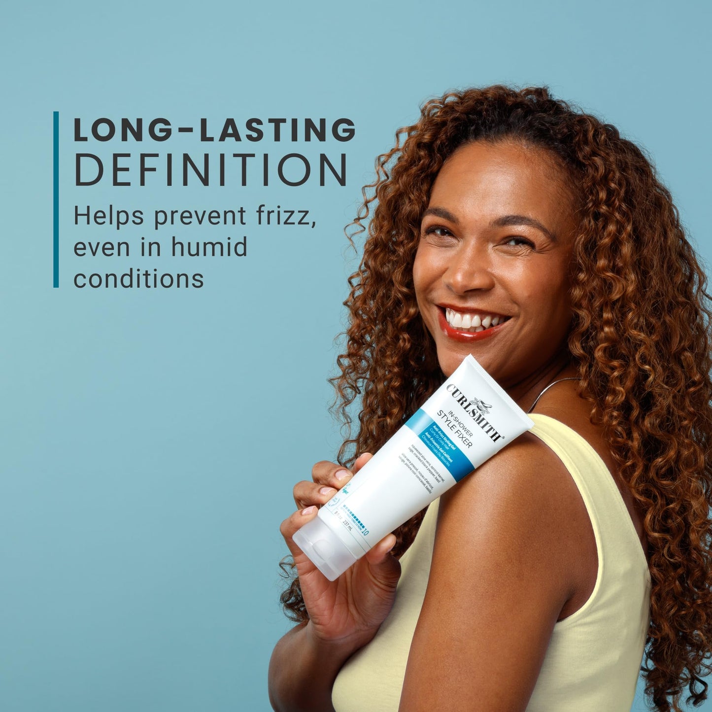 CURLSMITH - In-Shower Style Fixer - Vegan Extreme Hold Styling Gel for Dry, Wavy, Curly or Coily Hair (8oz)