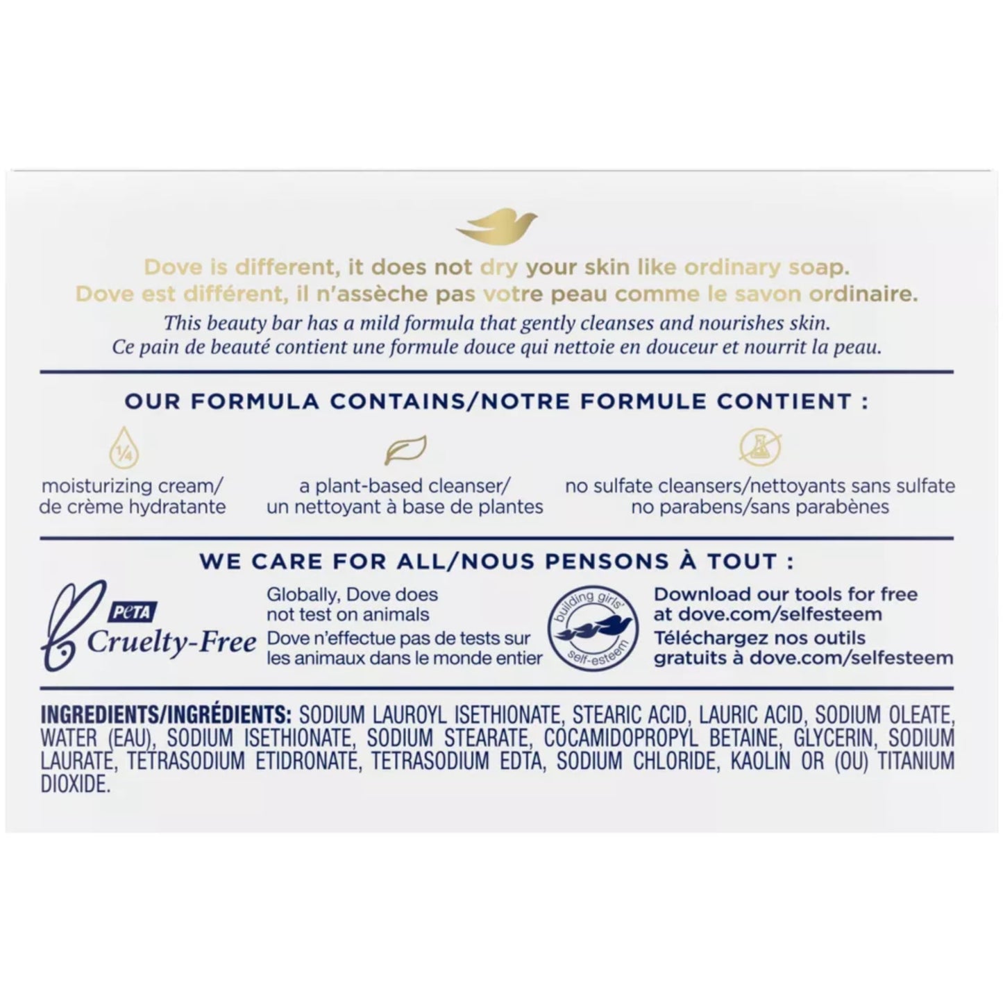 Dove beauty bar soap with moisturizing lotion for sensitive skin - 3.15 Oz