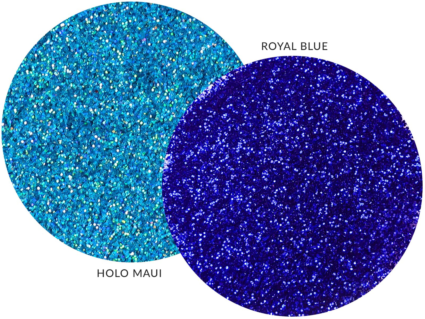 MARBLERS Twinkle Face & Body Glitter Duo [Holo Maui & Royal Blue] 0.36oz (10g) | Non-Toxic | Cruelty-Free | Festival, Rave & Party Makeup | Eye, Hair