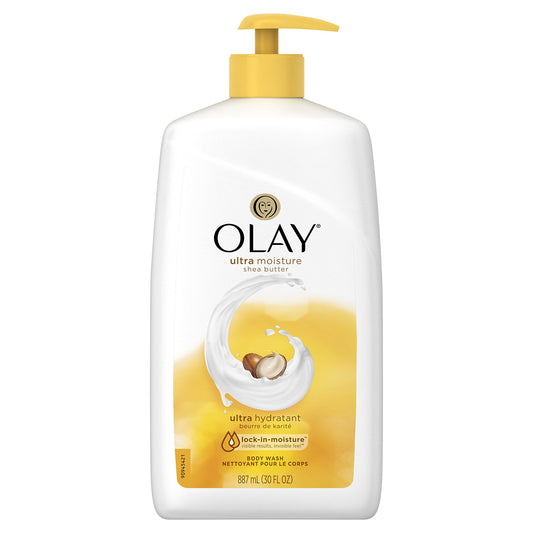Olay Ultra Moisture Shea Butter Body Wash, 30 Ounce