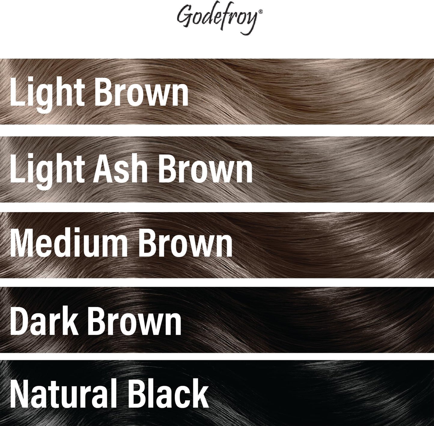 Godefroy Hair Color TK 4 Application and 1 oz Coloring Stain Remover Combo, Complete Coverage of Gray Hair Roots, Salon Quality Results - Medium Brown