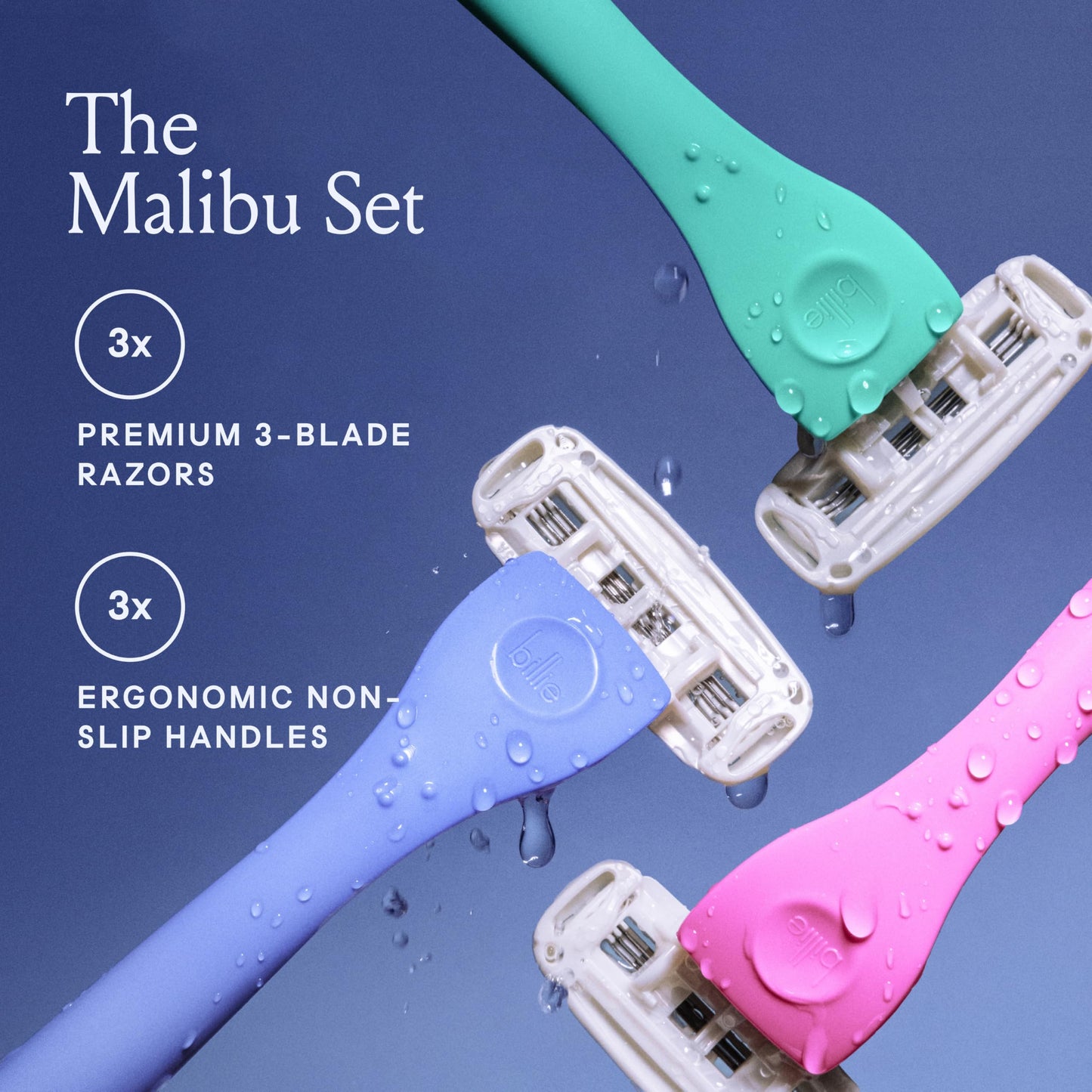 Billie Disposable Razors for Women - The Malibu Set Beauty and Personal Care Billie