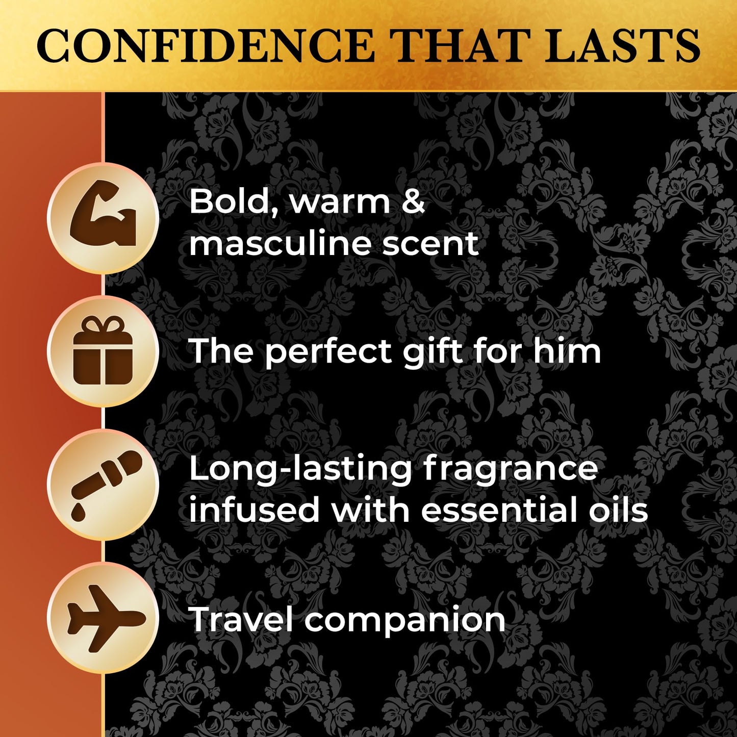 LION OF JUDAH - Set of 3 Travel Size Cologne for Men - Long-Lasting EDP Fragrance Comes in Elegant Lion-Shaped Glass Bottle - Fresh, Masculine & Sweet