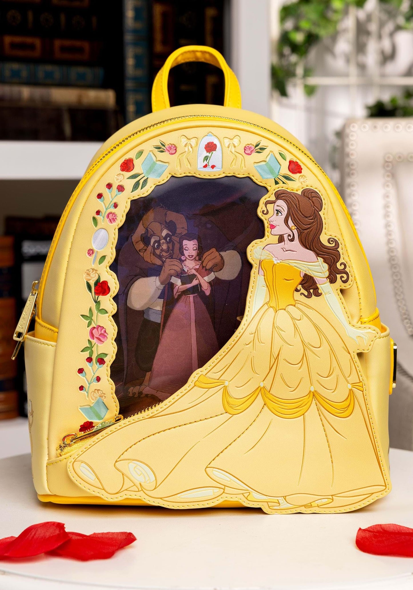 Loungefly Disney Beauty and the Beast Princess Series Lenticular Mini Backpack