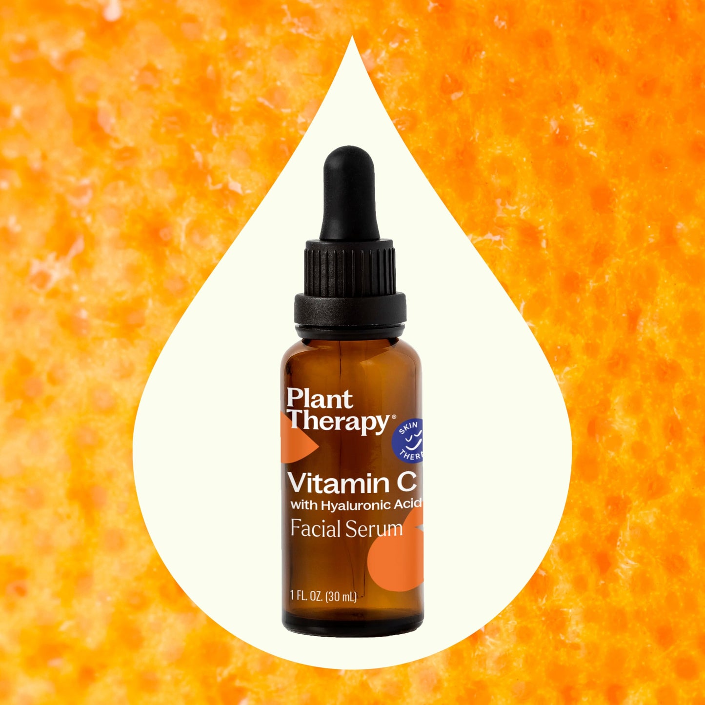 Plant Therapy Vitamin C Face Serum & Hyaluronic Acid, Anti-Aging Serum with Ferulic Acid, Vitamin E, Serum for Fine Lines & Wrinkles, 1 oz Beauty & Personal Care Plant Therapy