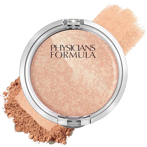 Physicians Formula Mineral Wear Talc-Free Face Powder, Light Coverage Mineral Makeup for Sensitive Skin - Creamy Natural
