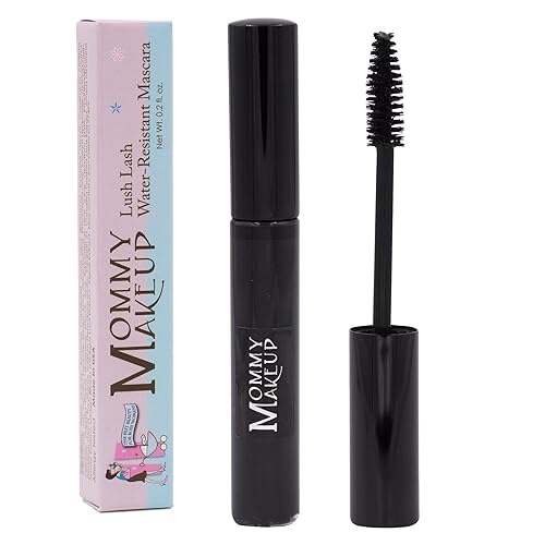 Lush Lash Water Resistant Mascara - Extreme Volume & Length For Stunning Lashes - No Smears, Smudges or Flakes, Non-Irritating, Cruelty Free, Made