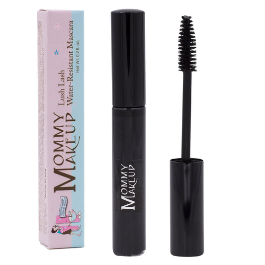 Lush Lash Water Resistant Mascara - Extreme Volume & Length For Stunning Lashes - No Smears, Smudges or Flakes, Non-Irritating, Cruelty Free, Made