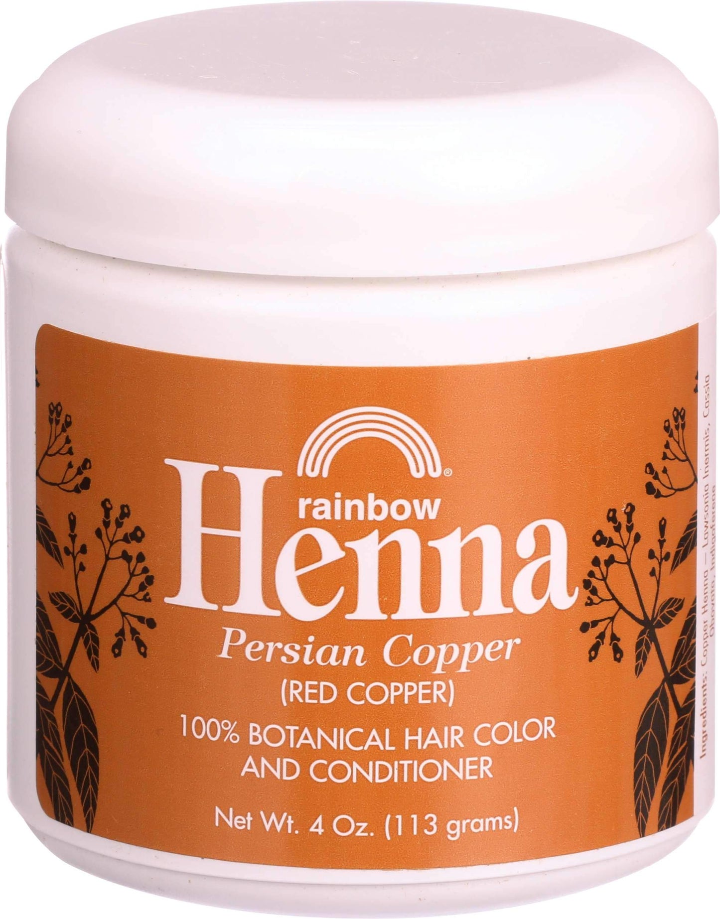 Rainbow Research Henna Hair Color and Conditioner Persian, Copper Red, 4 Fluid Ounce
