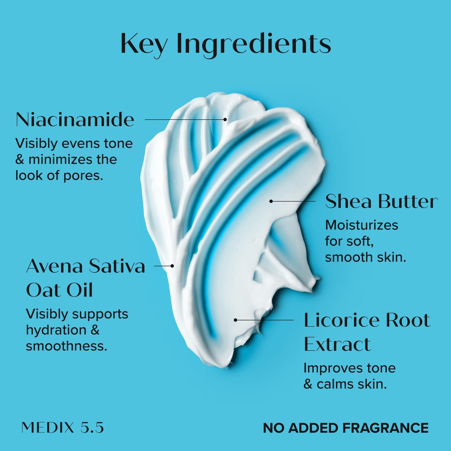 MEDIX Fragrance Free Niacinamide Face Moisturizer + Shea Butter Cream For Face & Body Lotion | Anti Aging Skin Care Firming Cream For Wrinkles, Dark