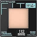 Maybelline Fit Me Matte + Poreless Pressed Face Powder Makeup & Setting Powder, Natural Ivory, 1 Count