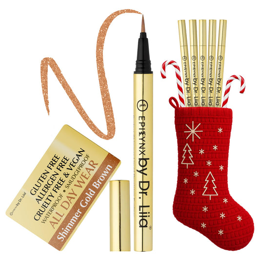 Liquid Eyeliner - Hypoallergenic Eyeliner with Fine Brush Tip, Long-Lasting Waterproof Eye Liner - Cruelty-Free, Vegan, Hypoallergenic, Gluten-Free