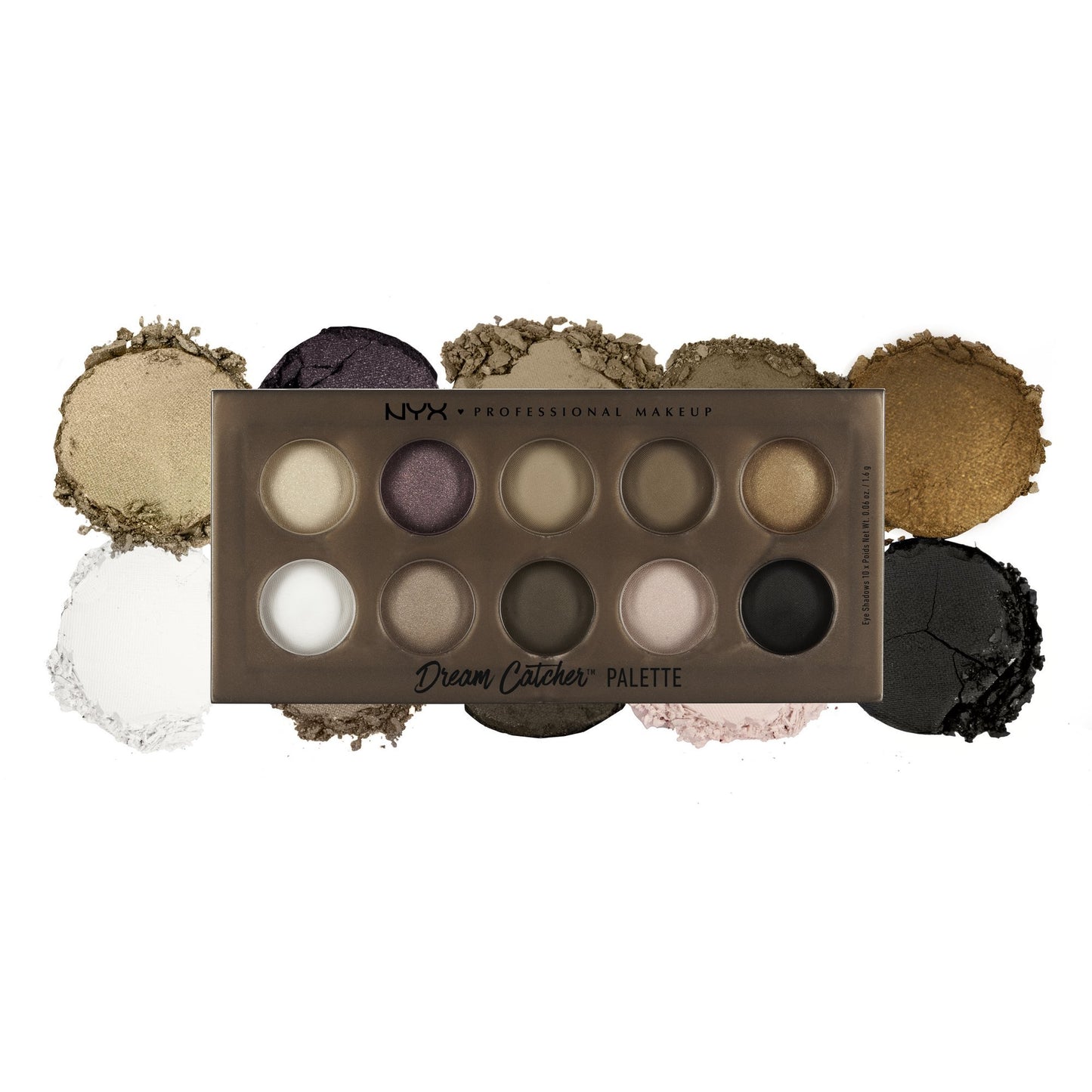NYX PROFESSIONAL MAKEUP Dream Catcher Palette, Golden Horizons, 0.56 Ounce