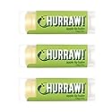 Hurraw! Apple Lip Balm, 3 Pack: Organic, Certified Vegan, Cruelty and Gluten Free. Non-GMO, 100% Natural Ingredients. Bee, Shea, Soy and Palm Free.