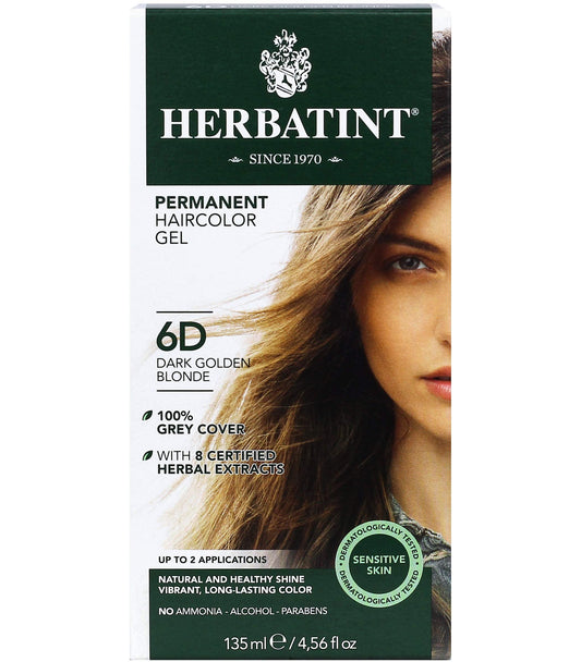 Herbatint-6D/Dark Golden Blonde 4.56fl.oz Haircolor Gel Beauty & Personal Care Herbatint
