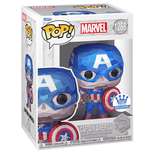 Funko Pop! Marvel: Captain America *Faceted Shop Exclusive