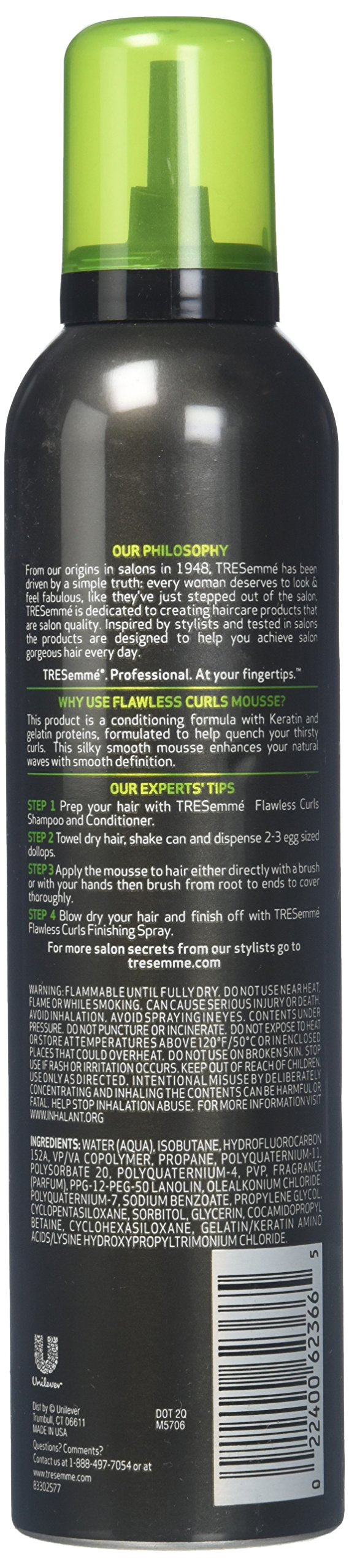 TRESemmé Flawless Curls Mousse, Extra Hold - 10.5 oz (Pack of 3)