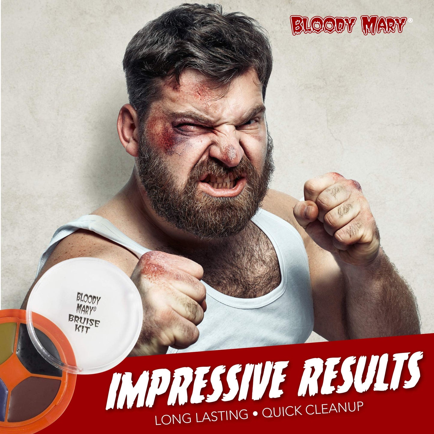 Bloody Mary, Special Effects Bruise Makeup Kit By Bloody Mary - Theatrical & Halloween Bruising Palette - SFX Fake Bruise Wheel For Fresh, Black