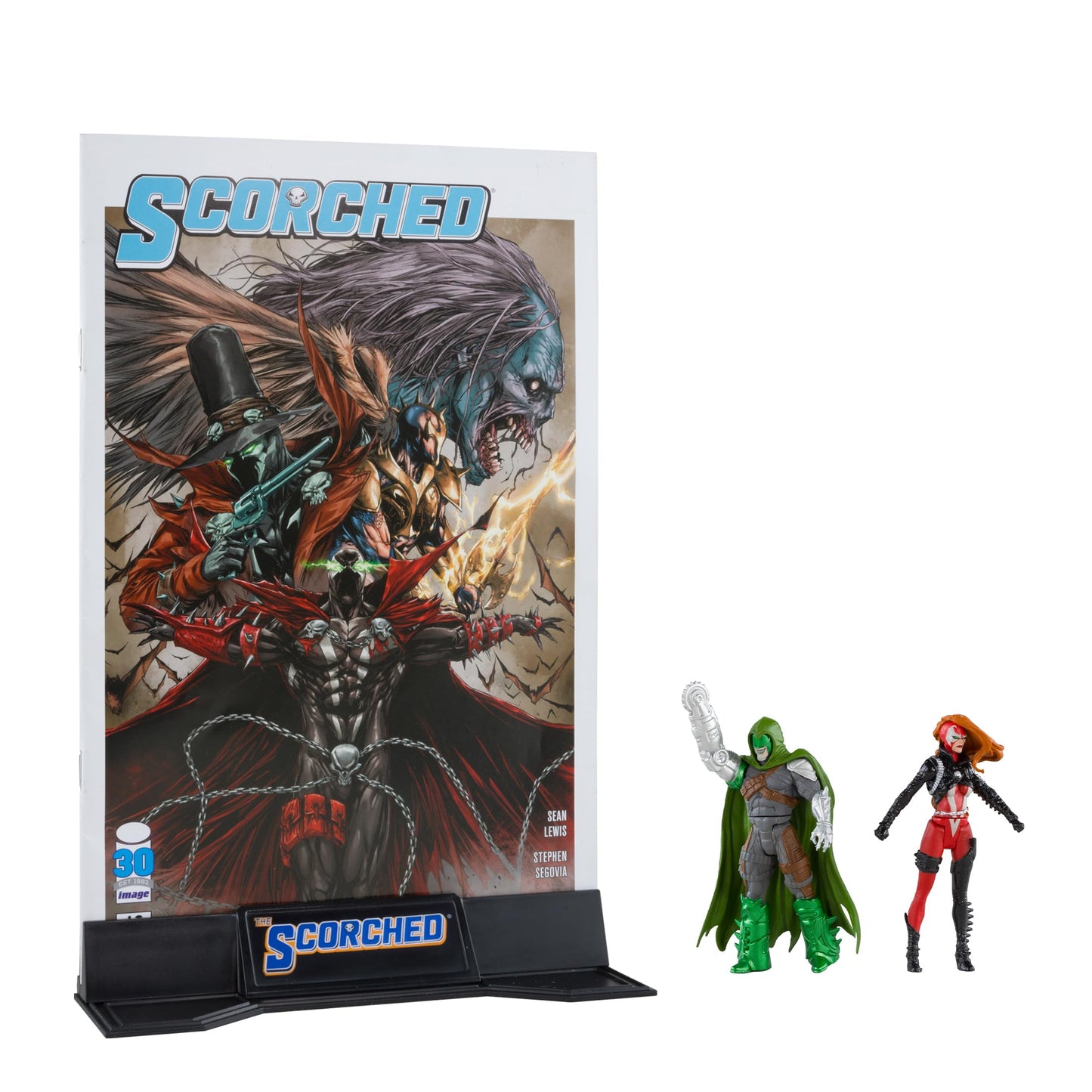 McFarlane Toys - Spawn Page Punchers 2pk She Spawn and Curse 3in Action Figures with Comic