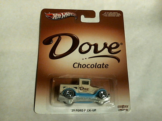 Hot Wheels 2014 Dove Chocolate '29 Ford Pick-Up X8357 Pop Culture Mattel Real/R