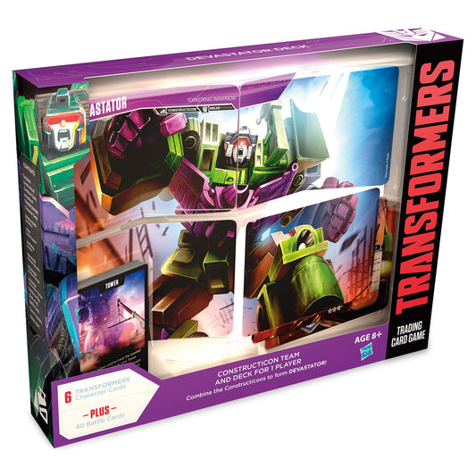Transformers TCG: Devastator Deck | Ready-to-Play Deck | 46 Cards Incl. Devastator’s Combiner Team