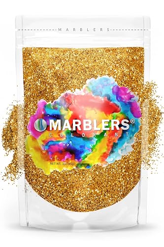 MARBLERS Twinkle Glitter [Honey Gold] 3oz (85g) | Fine | Non-Toxic, Vegan, Cruelty-Free | Face, Body, Eyeshadow, Hair, Festival, Party Makeup | Nail