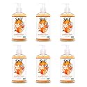 SoF Nourishing Hand Wash - With Moisturizing Sea Algae, Coconut & Olive Oil- Vegan & Non GMO- Free From Phthalates, Sulfates & Parabens- Orange
