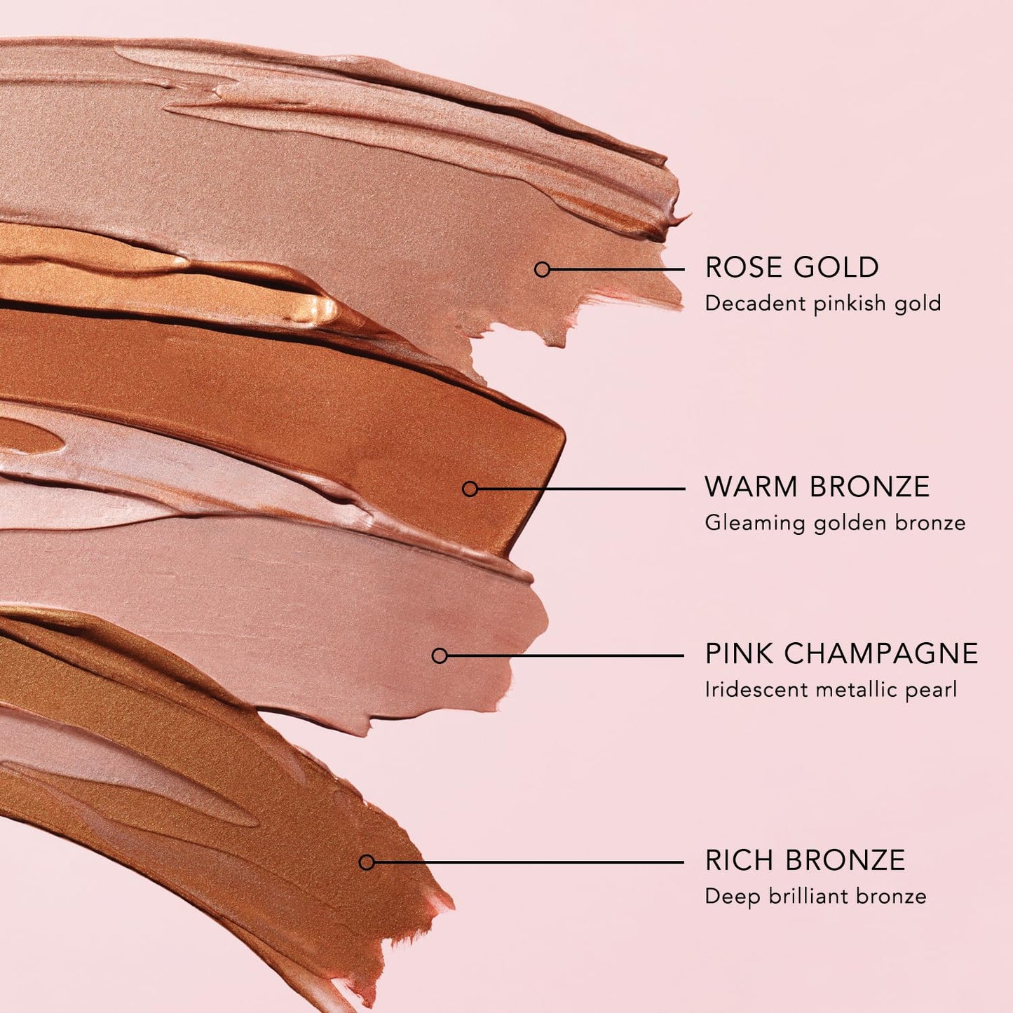 JLO BEAUTY Complexion Booster Highlighter & Bronzer for Face & Body, Rich Bronze, Lightweight Skin Care Makeup Primer with Vitamin E, Sheer Shimmer