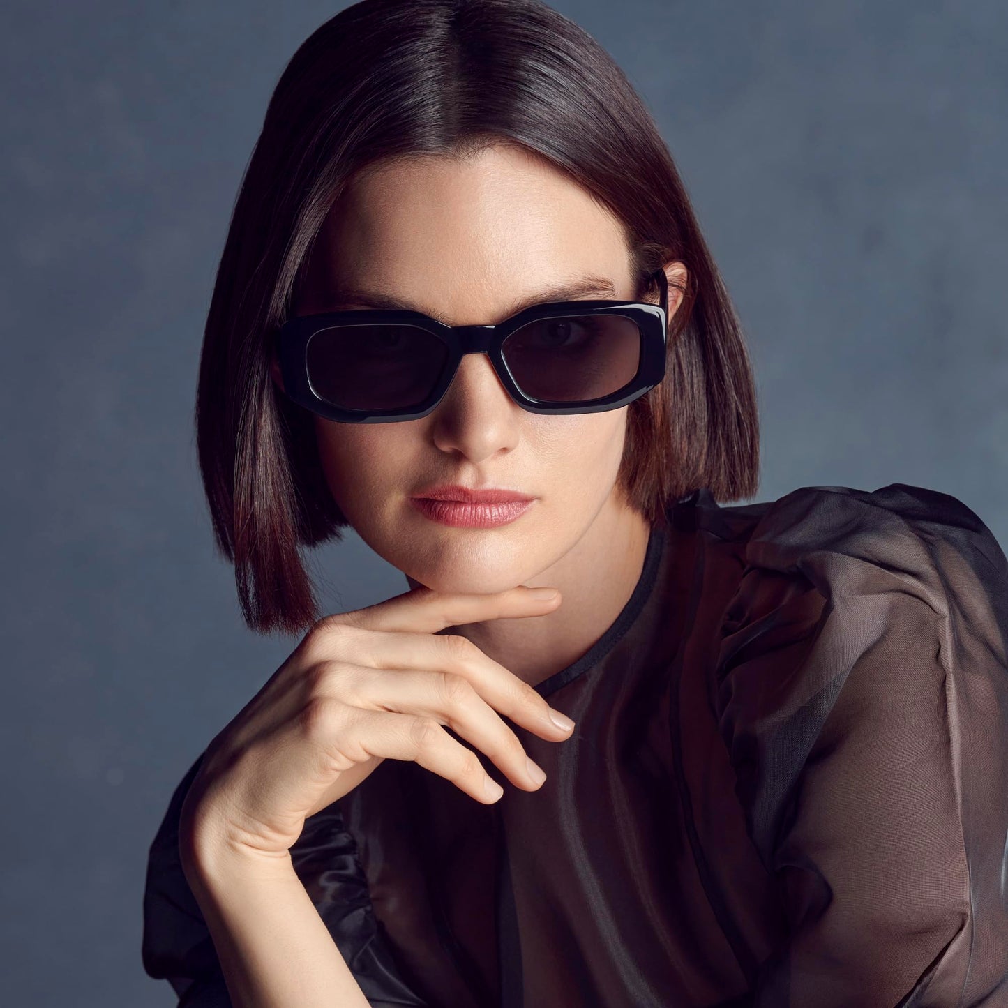 Mad Shade Sunglasses for Men & Women, Modern Classic Square Retro Fashion Shade with UV400 Protection, Oversized Bold Black