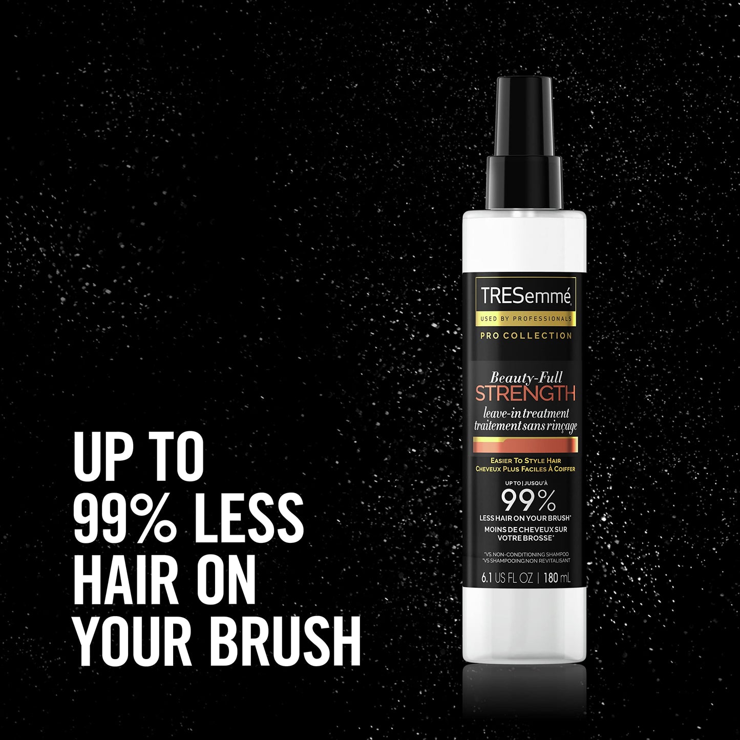 TRESemmé Pro Collection Beauty-Full Strength Leave-In Treatment for Fine, Damaged Hair - Lightweight Formula to Reduce Breakage 6.1 oz