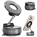 BEBEAR Car Phone Holder for Magsafe [78+LBS Hyper Suction & 4400gf Strongest Magnetic] 360°Adjustable Car Phone Mount Car Accessories Phone Holders…