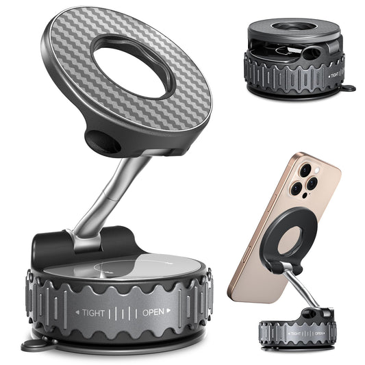 BEBEAR Car Phone Holder for Magsafe [78+LBS Hyper Suction & 4400gf Strongest Magnetic] 360°Adjustable Car Phone Mount Car Accessories Phone Holders…