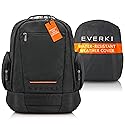 EVERKI ContemPRO 117 Laptop Backpack Fits up to 18.4” - Gaming, 42L Large Travel Backpack with Water-Resistant Rain Cover for Women & Men - Spacious Business Laptop Bag - Black (EKP117B)