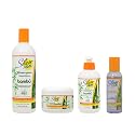 Silicon Mix Bambu Shampoo 16oz & Treatment & Leave-in 8oz & Polisher 4oz "Set"